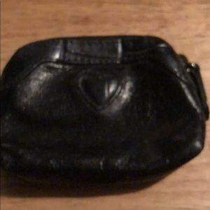 Black coin bag